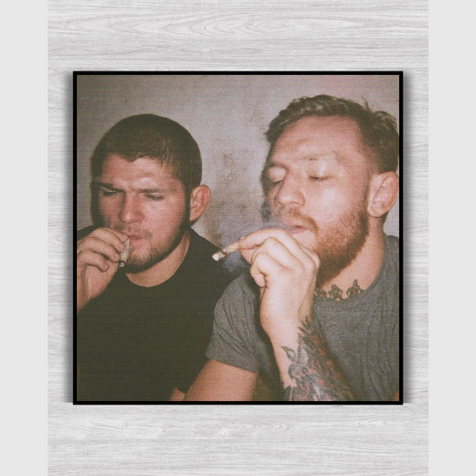 Mcgregor & Khabib Smoke Rug